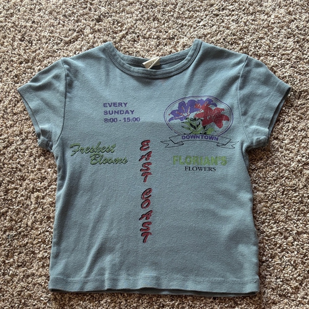 Women’s Blue Graphic T-Shirt